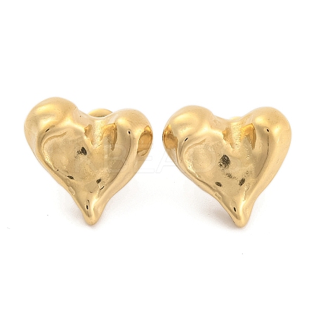 Ion Plating(IP) 304 Stainless Steel Stud Earrings for Women EJEW-N054-06G-1