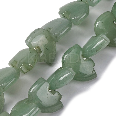 Natural Green Aventurine Beads Strands G-F783-G02-01-1