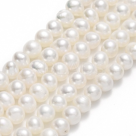 Natural Cultured Freshwater Pearl Beads Strands PEAR-F018-17E-01-1