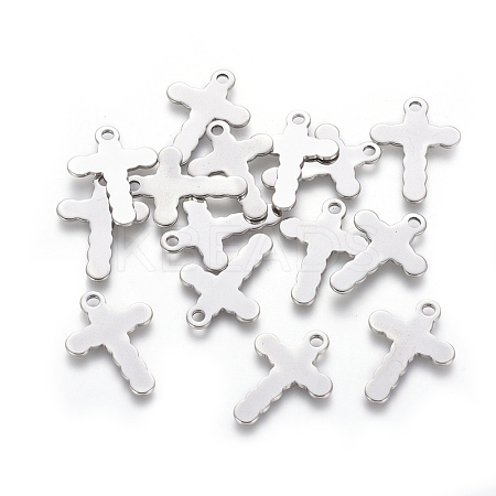 Tarnish Resistant 201 Stainless Steel Pendants STAS-L233-074P-1