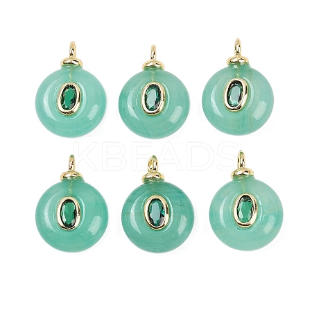 Dyed Natural White Jade Pendants G-Z134-03G-05-1