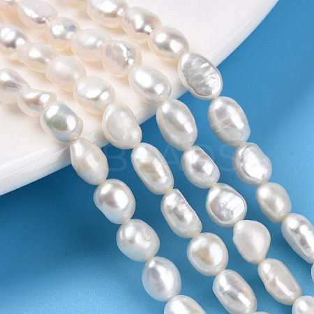 Natural Cultured Freshwater Pearl Beads Strands PEAR-N014-06E-1