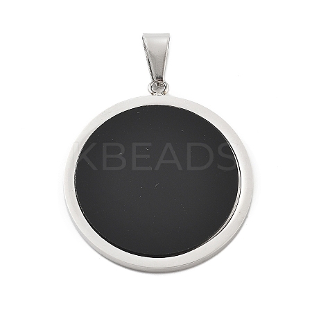 304 Stainless Steel Pendants STAS-F313-07P-1