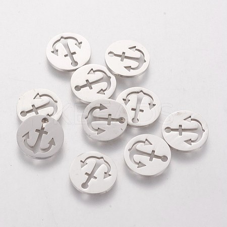 Non-Tarnish 201 Stainless Steel Charms STAS-Q201-T091-1