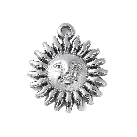 304 Stainless Steel Charms STAS-E548-06P-1