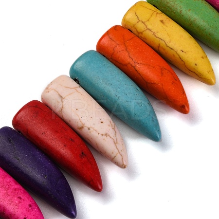 Synthetic Turquoise Beads Strands G-C147-22B-1