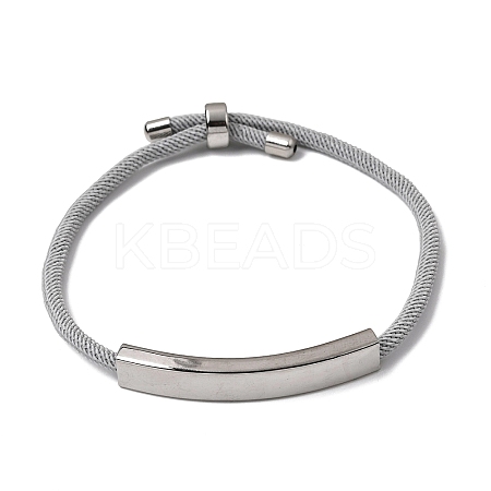 Round Nylon Milan Cord Slider Bracelet Making BJEW-L722-01P-17-1