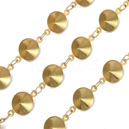 304 Stainless Steel Rhinestone Cup Chains CHS-K023-08A-G-1