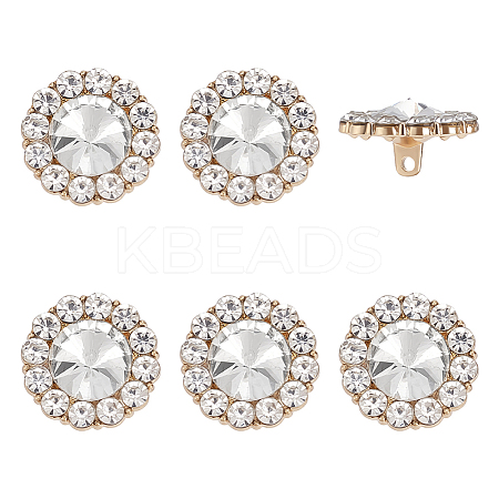 6Pcs Alloy Buckles FIND-FG0004-41G-1