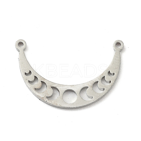 10Pcs 201 Stainless Steel Links STAS-SZ0002-05P-1