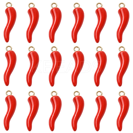 Alloy Enamel Pendants FIND-SC0018-15B-1