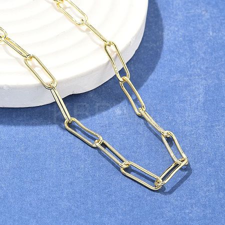 Unisex Brass Cable Chains Necklaces CHC-D025-02G-1