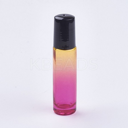 10ml Glass Gradient Color Essential Oil Empty Roller Ball Bottles MRMJ-WH0011-B02-10ml-1