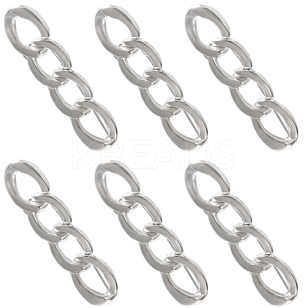 6Pcs Chain Shape Alloy Adjustable Jean Pins AJEW-GF0009-70P-1