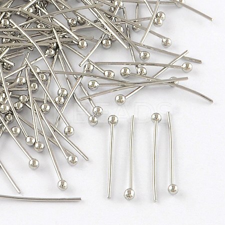 Brass Ball Head Pins KK-R020-08P-1