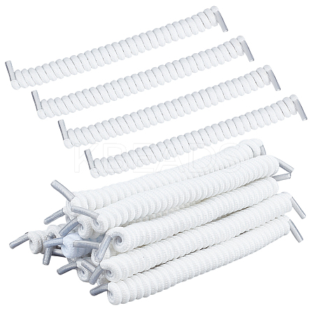 14Pcs Polyester & Rubber Latex Thread Spring Shoelaces AJEW-OC0014-60C-1