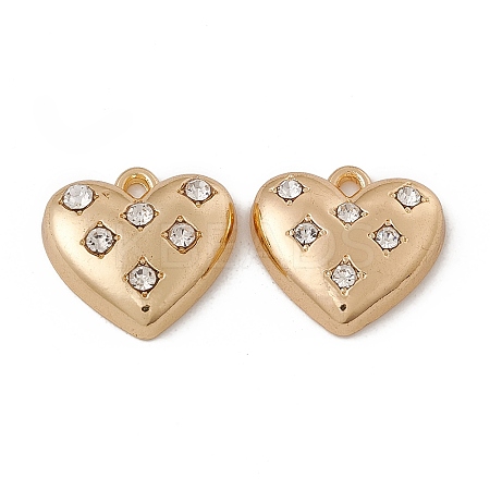 Alloy Crystal Rhinestone Pendants ALRI-K049-04G-1