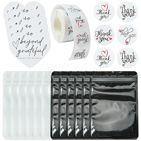 Thanksgiving Day Theme Rectangle Plastic Packaging Yin-yang Resealable Bags OPP-FS0001-12-1