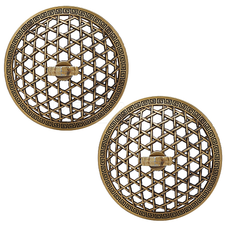 Alloy Mesh Lid AJEW-WH0367-24AB-1