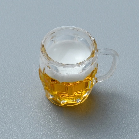 Resin Mini Dollhouse Beer Simulation Food RESI-WH0029-31-1