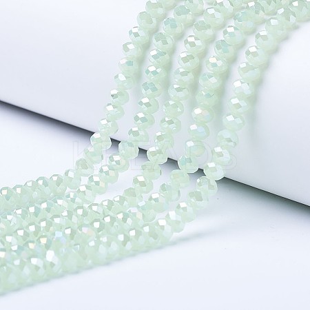 Electroplate Glass Beads Strands LS-EGLA-A034-J4mm-B03-1