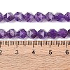 Faceted Natural Amethyst Beads Strands G-K066-09-6mm-4