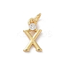 Brass Pave Clear Cubic Zirconia Charms KK-A273-01G-X-1