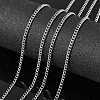 Tarnish Resistant 304 Stainless Steel Curb Chains STAS-M032-4mm-51P-2