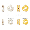 Iron Rhinestone Spacer Beads RB-GL0001-01-4