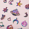 14 Pcs Space Theme 316L Surgical Stainless Steel Charms & Pendants JX097A-4