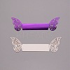 Butterfly-shaped Paper Napkin Rings AJEW-WH0261-38-1