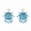Faceted Glass Pendants LS-GLAA-S191-002K-S-NR-2