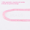 2 Strands Natural Rose Quartz Beads Strands G-GO0001-56-3