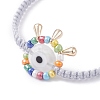 Big Evil Eye Braided Bead Bracelet BJEW-JB07109-04-4