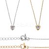 304 Stainless Steel Pendant Necklaces NJEW-UN0001-02-1