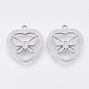 Non-Tarnish 201 Stainless Steel Pendants LS-STAS-T044-94P-1