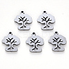 Tarnish Resistant 304 Stainless Steel Charms STAS-N092-04A-1