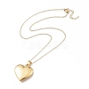 Heart Locket Pendant 304 Stainless Steel Jewelry Sets SJEW-M097-05G-2