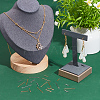 80Pcs 8 Styles 201 Stainless Steel Connector Charms STAS-AR0001-11-4