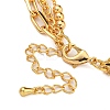 Brass Micro Pave Cubic Zirconia Bracelets for Women BJEW-U008-08G-3