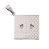 Non-Tarnish 304 Stainless Steel Pendants STAS-K283-05P-1