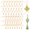   180Pcs 6 Style Brass Earring Hooks KK-PH0005-13-1