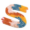 Gradient Color Natural White Jade Beads Strands G-NH0006-A06-01-2