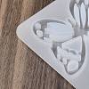 Rectangle with Butterfly Pattern DIY Pendant Silicone Molds X1-DIY-G114-04-5