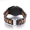 Ebony & Zebrano Wood Wristwatches WACH-H036-57-4