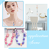 10Pcs 5 Colors Food Grade Eco-Friendly Silicone Focal Beads SIL-NB0001-11-6