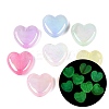 Luminous Opaque UV Plating Acrylic Beads OACR-Q204-20-1