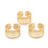 Ion Plating(IP) 304 Stainless Steel Finger Rings RJEW-L102-03G-1