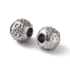 304 Stainless Steel Rhinestone European Beads STAS-A092-10E-P-2