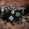4 Pairs 2 Style Brass Cufflinks AJEW-CF0001-22-7